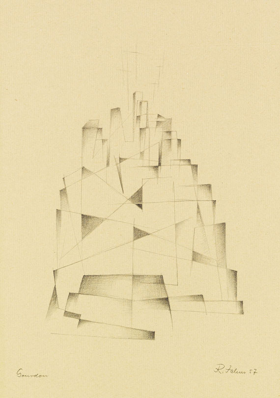 Rudolf Jahns - Pencil drawing