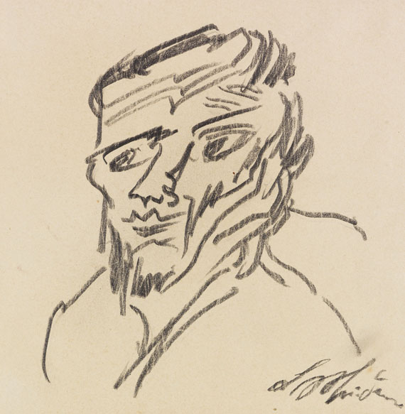Ludwig Meidner - Pencil