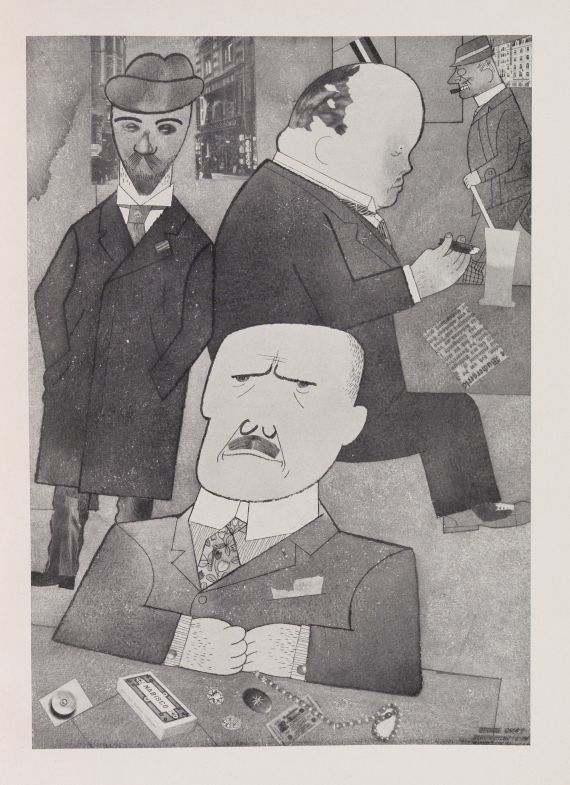 George Grosz - Offset lithograph