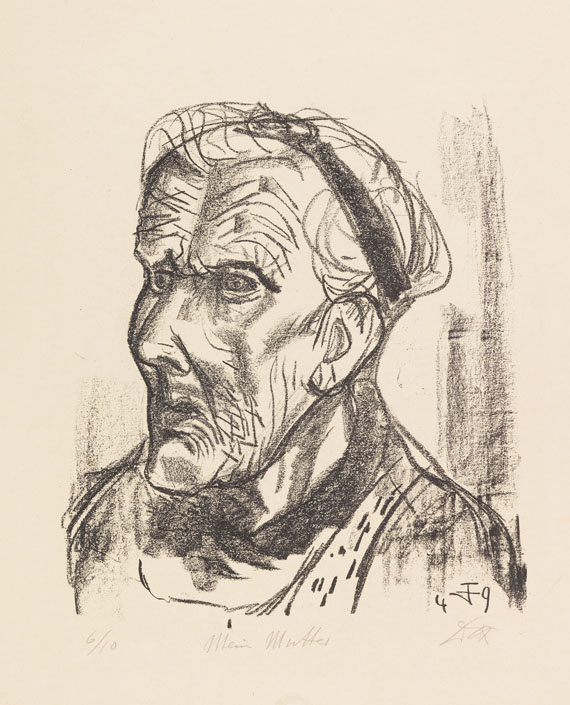 Otto Dix - Lithograph