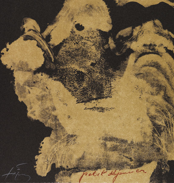 Antoni Tàpies - Lithograph in colors