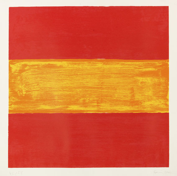 Günther Förg - Silkscreen in colors