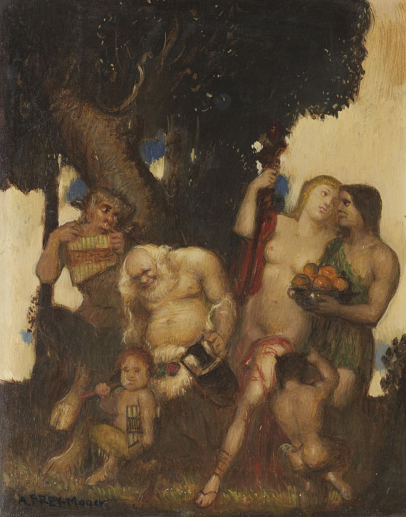Adolf Frey-Moock - Oil