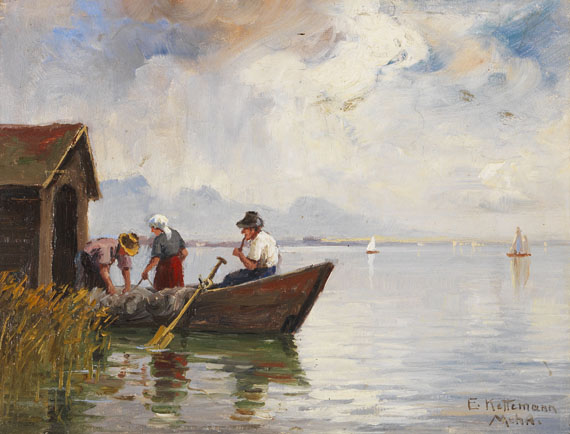 Erwin Kettemann - Oil on panel