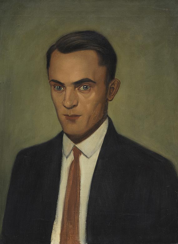 Georg Scholz - Oil on canvas