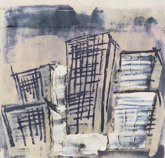 Jean Fautrier - Mixed media