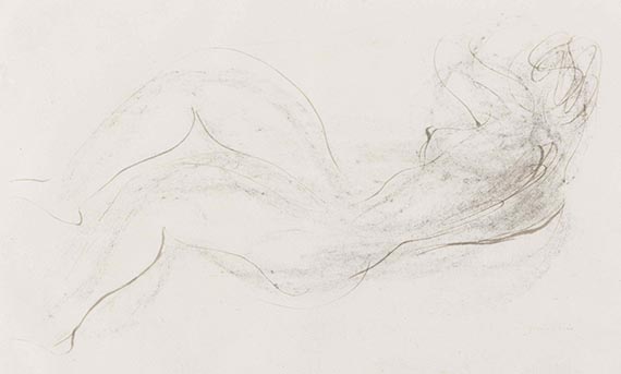 Jean Fautrier - India ink drawing