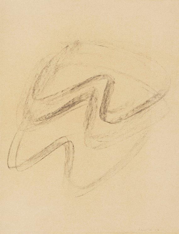 Jean Fautrier - Charcoal drawing