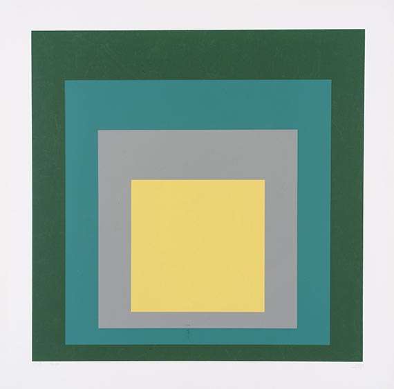 Josef Albers - Silkscreen in colors