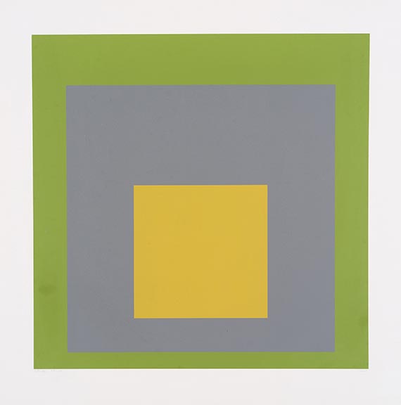 Josef Albers - Silkscreen in colors