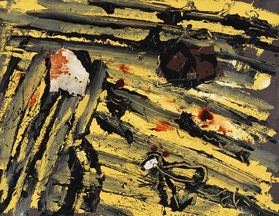 Emil Schumacher - Mixed media