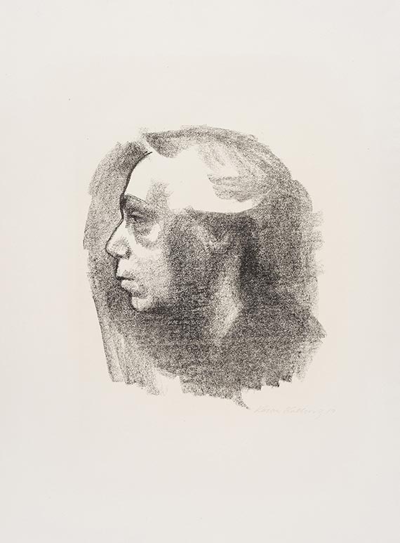 Käthe Kollwitz - Chalk lithograph