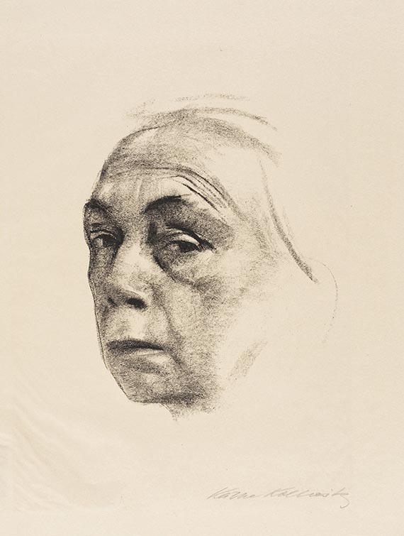 Käthe Kollwitz - Chalk lithograph