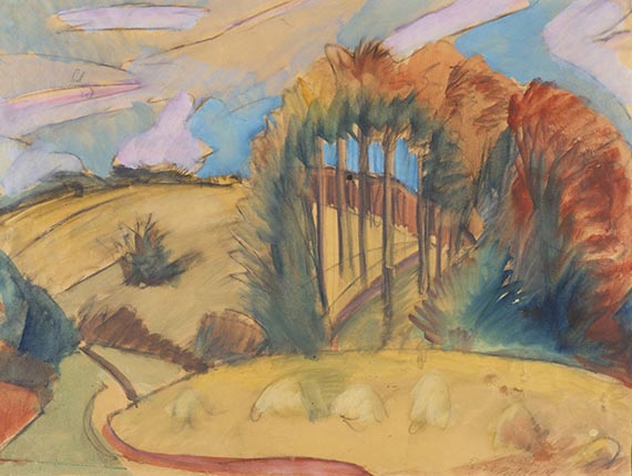 Erich Heckel - Watercolor