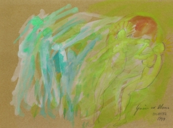 (d.i. Karl Heinz Herzfeld) Anatol - Watercolour