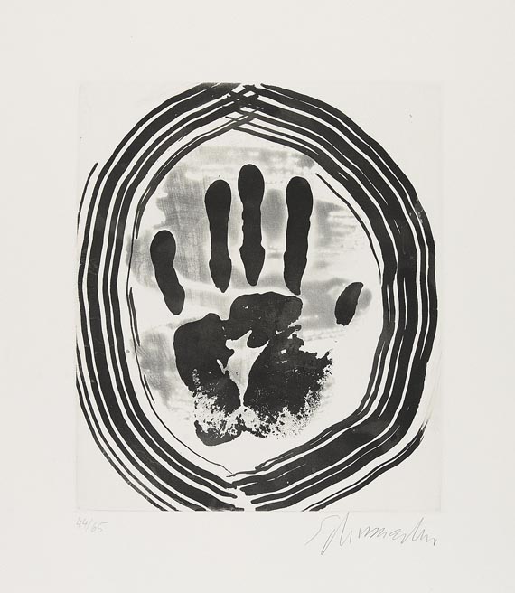 Emil Schumacher - Etching and aquatint