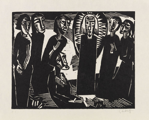 Karl Schmidt-Rottluff - Woodcut