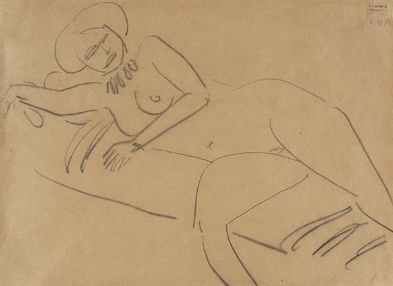 Kirchner, Ernst Ludwig - Pencil drawing