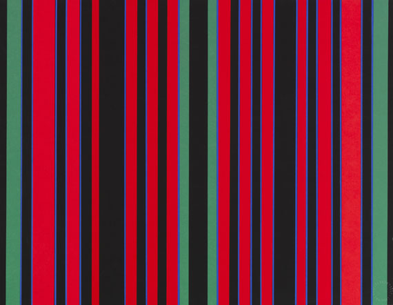 Günter Fruhtrunk - Silkscreen in colors