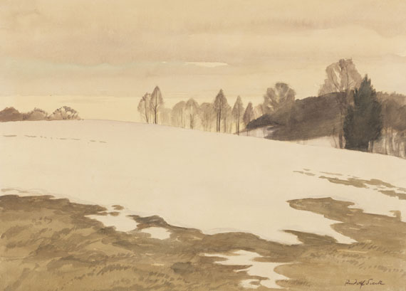 Rudolf Sieck - Watercolor