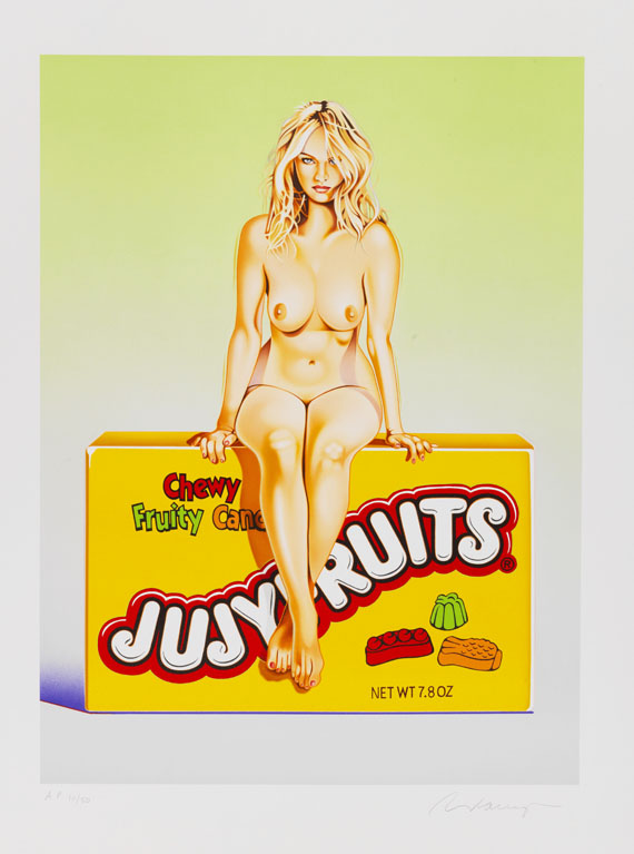 Mel Ramos - Lithograph in colors