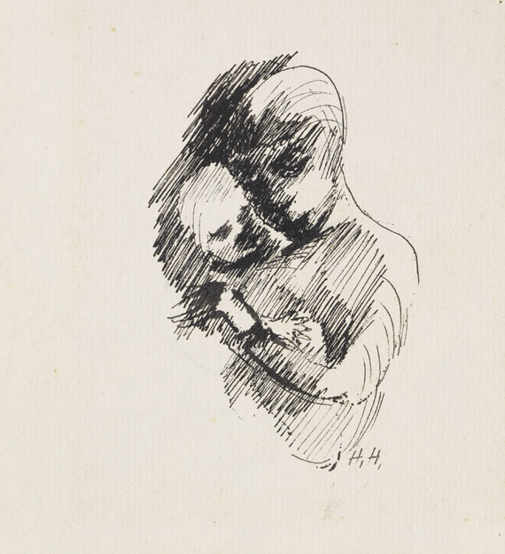 Hannah Höch - India ink drawing