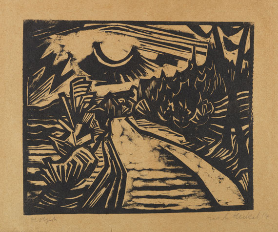Erich Heckel - Woodcut