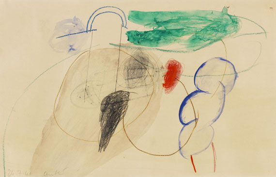 Horst Antes - Watercolor