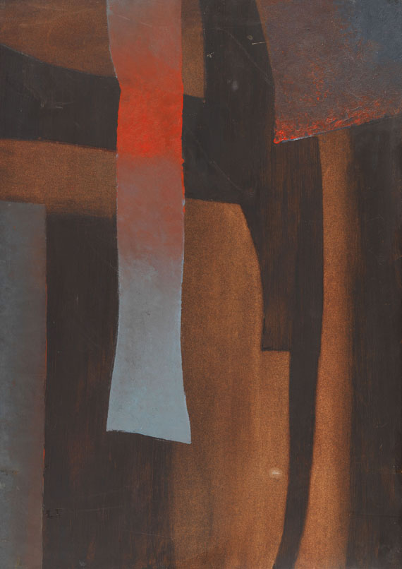 Fritz Winter - Oil on paper