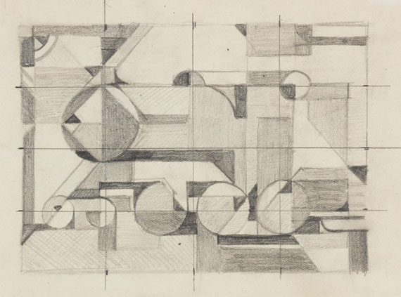 Walter Dexel - Pencil drawing