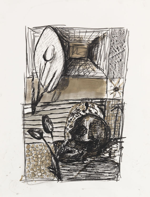 Markus Lüpertz - Mixed media