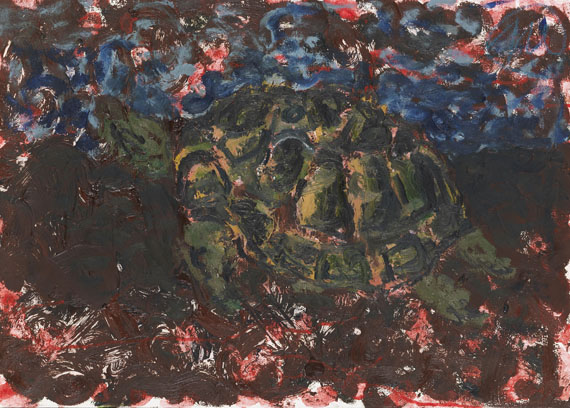 Markus Lüpertz - Oil on canvas