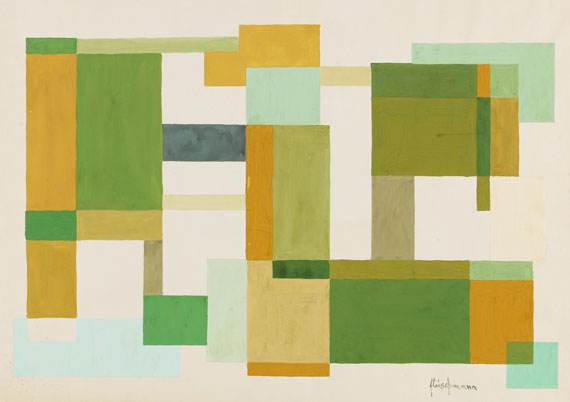Adolf Richard Fleischmann - Gouache