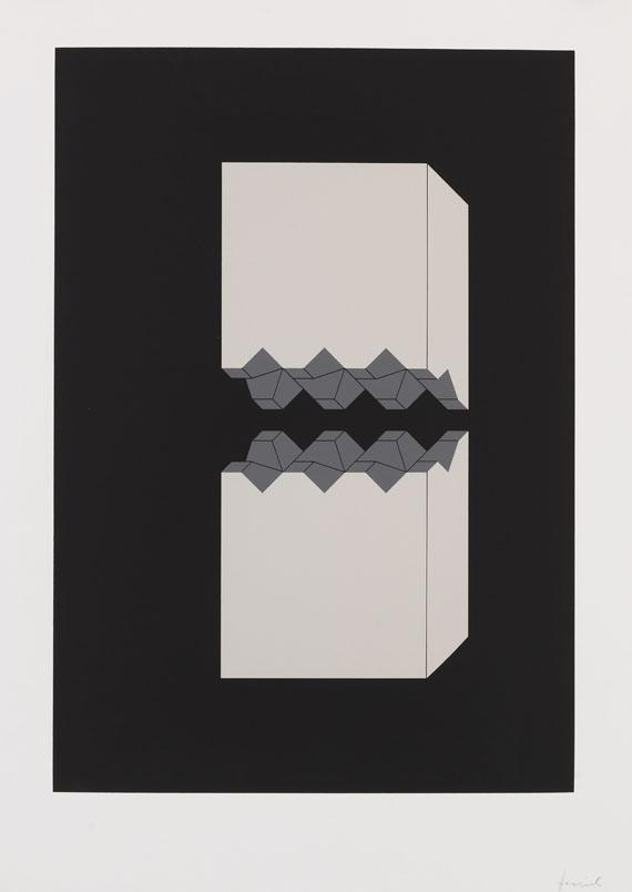 Erwin Heerich - Silkscreen in colors