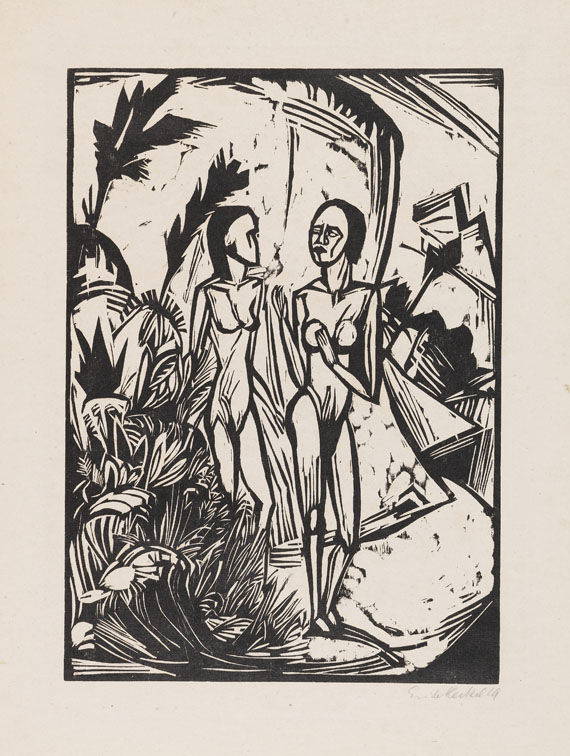 Erich Heckel - Woodcut
