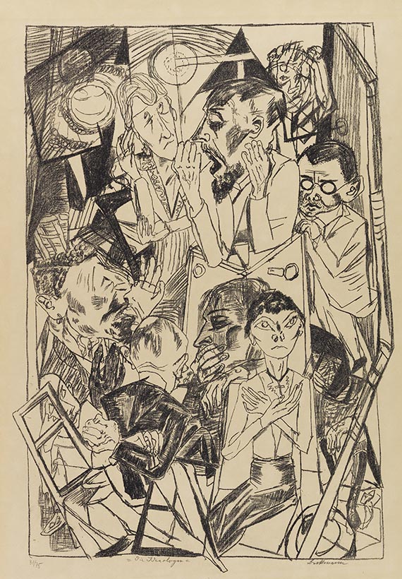 Max Beckmann - Lithograph