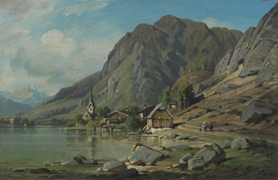 August Seidel - Oil on paper