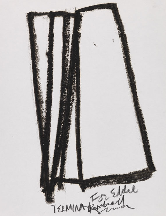 Richard Serra - Oil crayon
