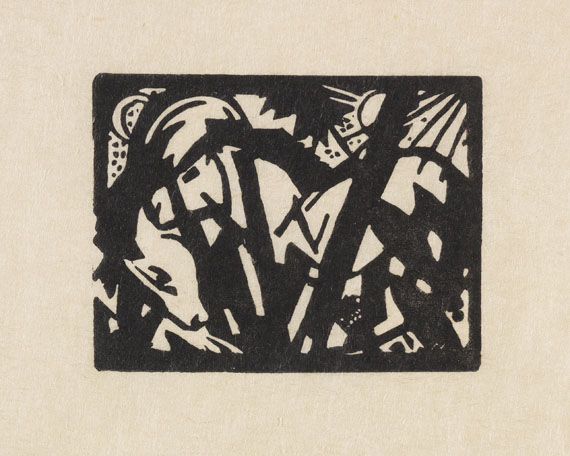 Franz Marc - Woodcut