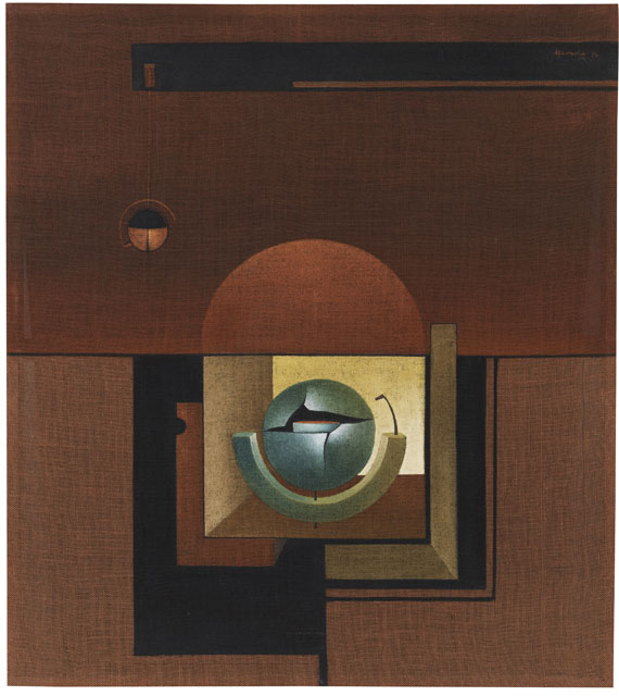 Herwig Kaschinski - Oil on burlap