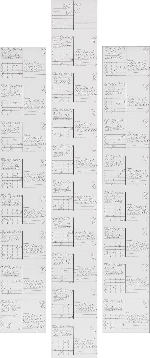 Hanne Darboven - Collage