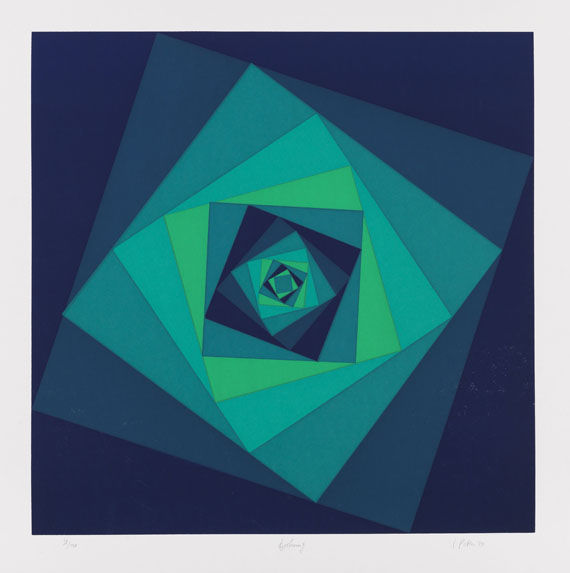 Jürgen Peters - Silkscreen in colors