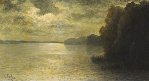 Ludwig Keller - Oil on canvas