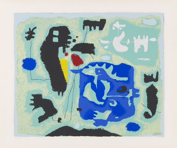 Willi Baumeister - Silkscreen in colors
