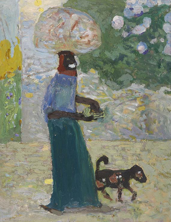 Pedro Figari - Oil on cardboard