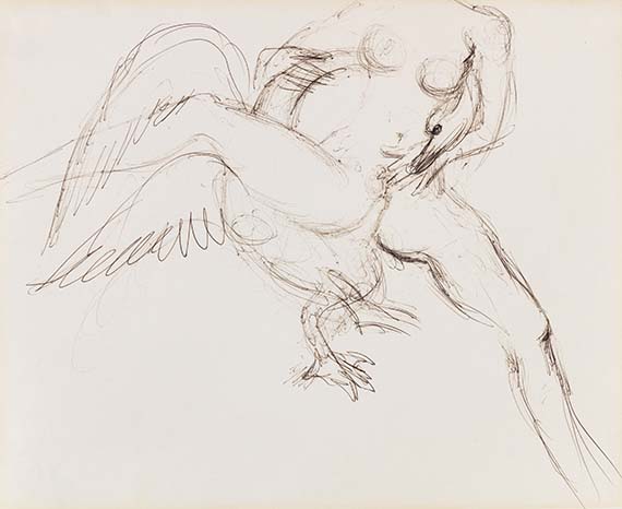 Salvador Dalí - Ball-point drawing