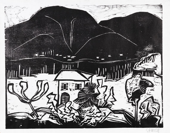 Karl Schmidt-Rottluff - Woodcut