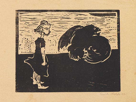 Emil Nolde - Woodcut