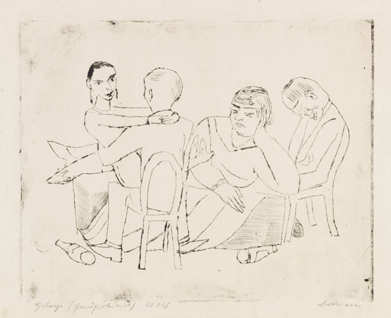 Max Beckmann - Etching