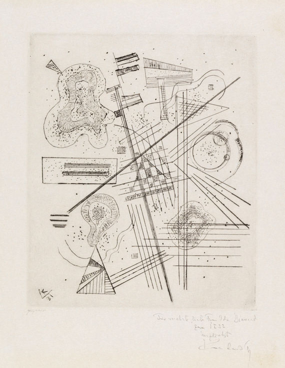 Wassily Kandinsky - Drypoint